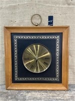 Wood-framed Welby clock - battery operated