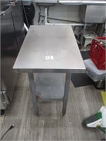 18" X 30" S/S TABLE