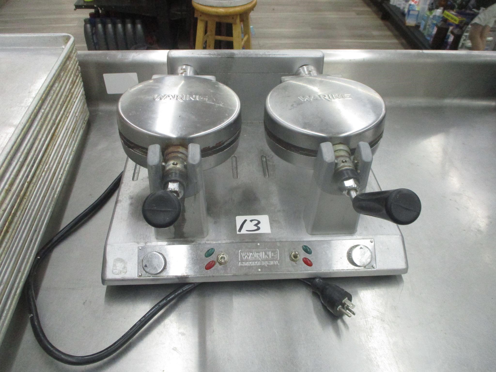 WARING COMMERCIAL WAFFLE MAKER