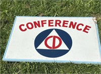 Conference sign 36x24