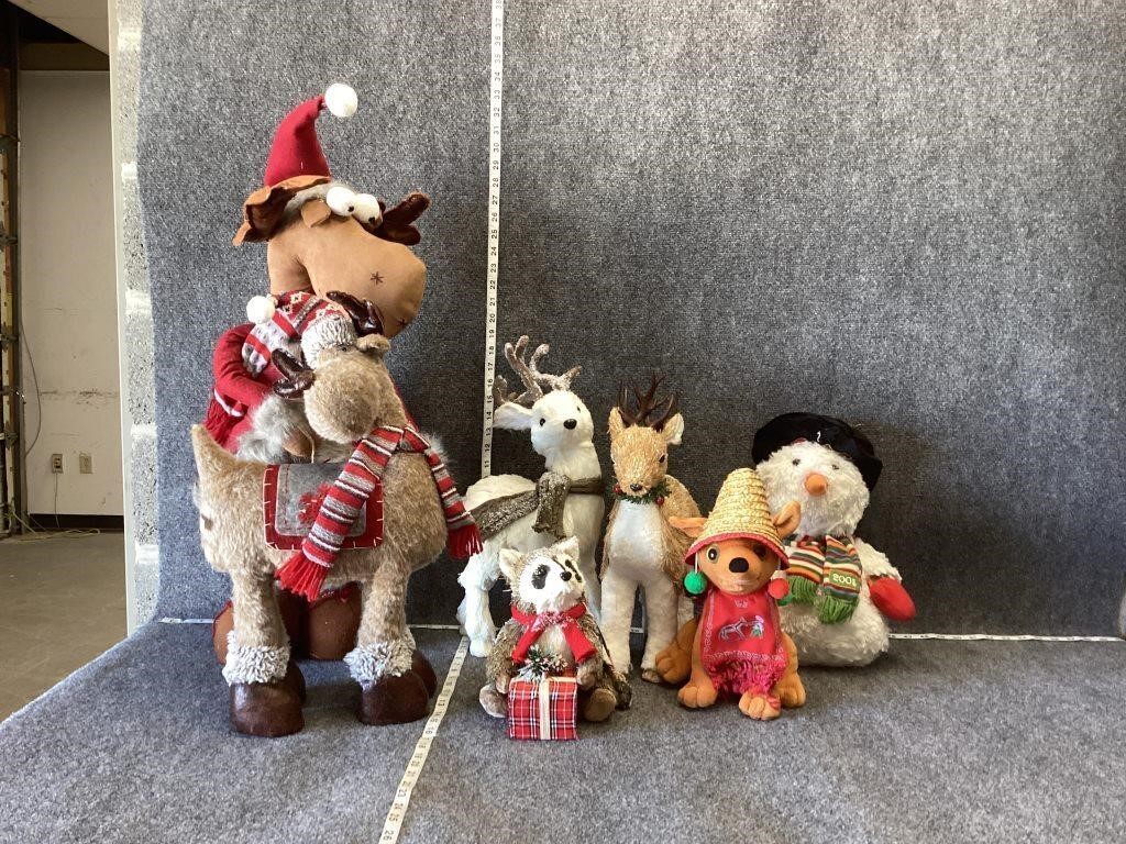 Christmas Decorative Stuffed Animal Bundle