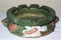 Roseville Pottery two handle ashtray