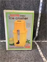 Old Lexan Table Ice Crusher