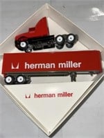 HERMAN MILLER TOY TRACTOR TRAILER TRUCK