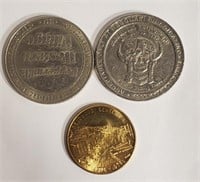 1984 & 1993 Casino Tokens. 1976 Deadwood Coin