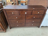 Nine drawer dresser