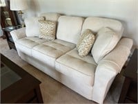 Suade 3-Cushion Sofa with Pillows, 89"L