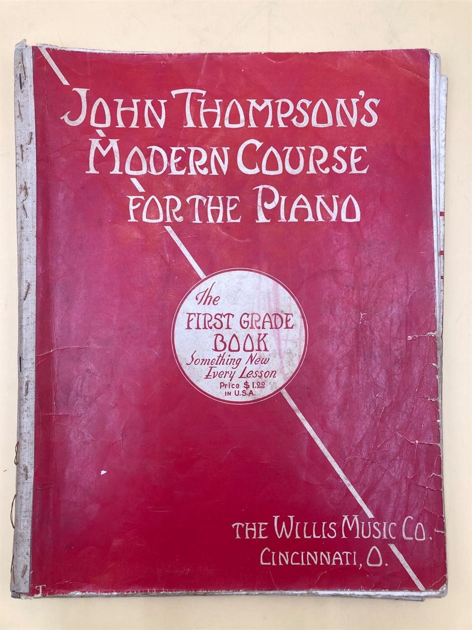 Set Of Vintage Piano Sheet Music Books