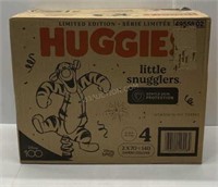 Sz 4 Case of 140 Huggies Diapers - NEW