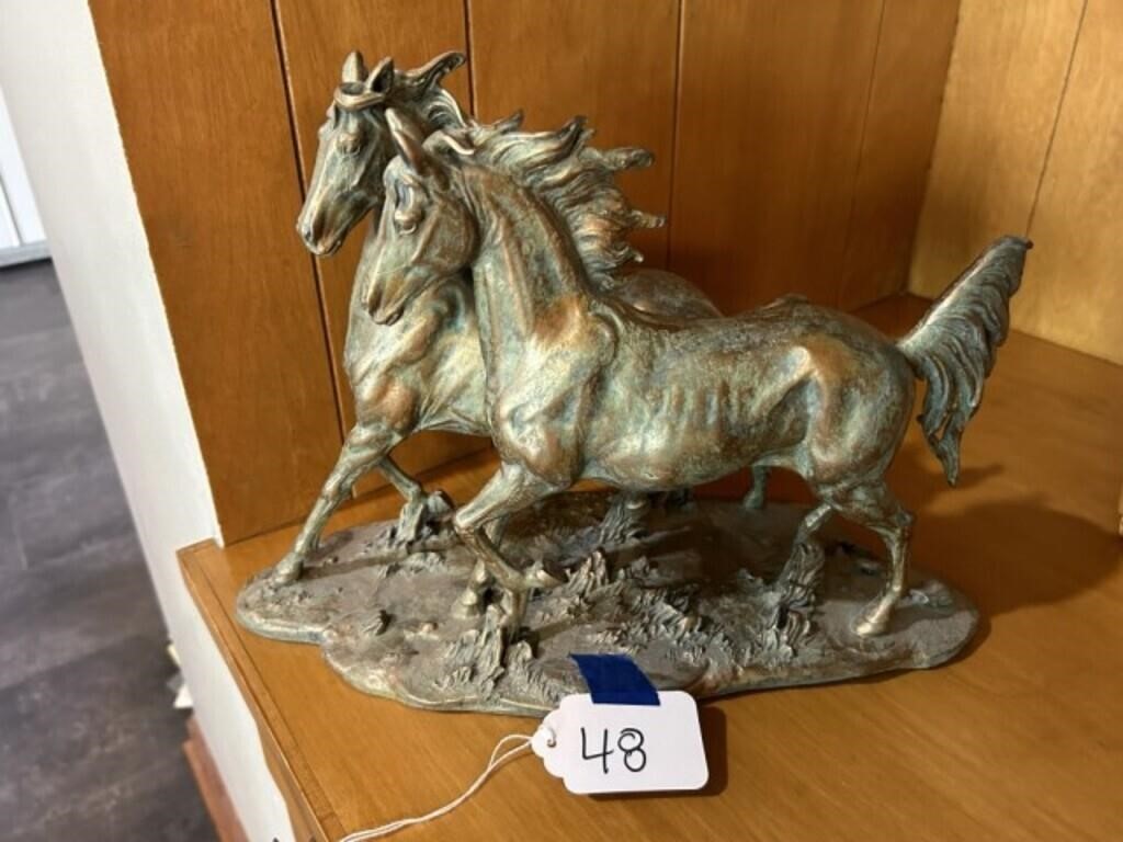 Plaster Horse Statue
