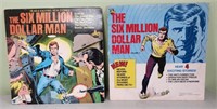 (2) Six Million Dollar Man Story Records 1975 -