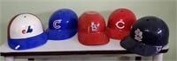 (5) MLB Baseball Plastic Fan Helmets