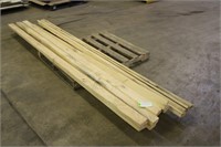 (9) 2x4 All Approx 122" Long,(3) 1x4 All Approx 12