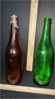 Red and Brown Bottle