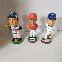(3) Bobbleheads - Salmon, Ted Power (Louisville),