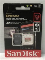 SanDisk 128GB MicroSD w/SD Adapter - NEW