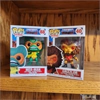 2 Funko Pops Masters of the Universe Mer-Man and