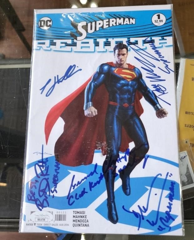 Superman #1 multiple Signatures 2016