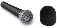 Shure Vocal Microphone + Foam Windscreen- NEW $135