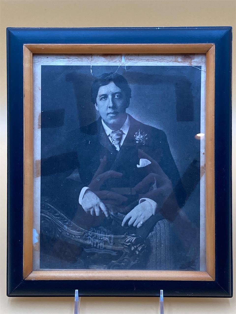 Framed 8x10” Oscar Wilde Photograph