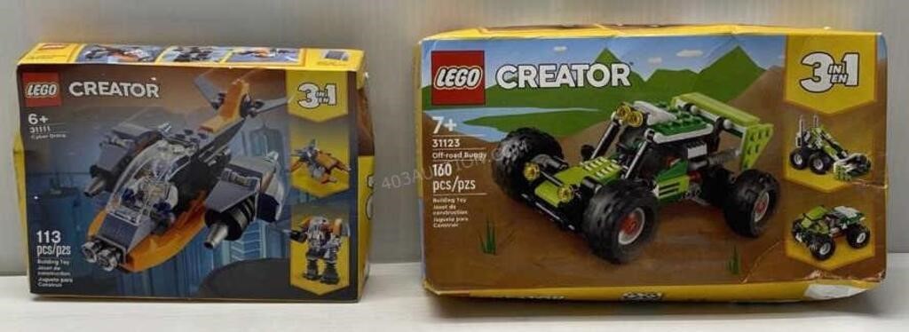 Lot of 2 Lego Creator Building Sets - NEW