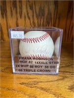 Signed Baseball-Frank Robinson HIF 82  14