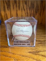 Signed Baseball-Rob Maurer-Mater Dei  UE