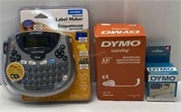 Dymo Label Maker + 7 Label Cartridges - NEW
