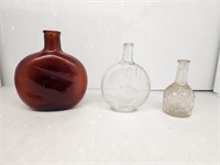 Antique Glass Bottles/Flask Bottles