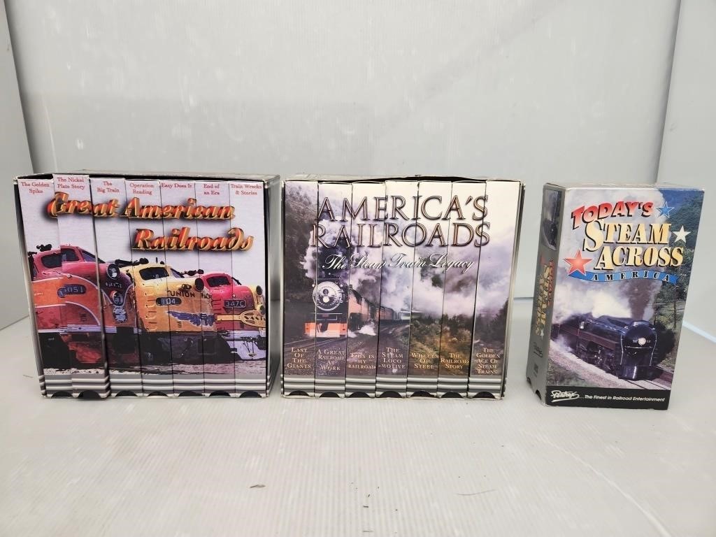 Railroad VHS Lot