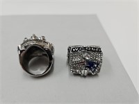 Replica Rings Tom Brady Patriots Sz. 9 & 13.5