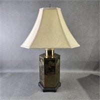 Brass Chinoiserie Lamp