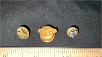 3 Assorted Pins