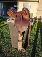 (Private) 17” SYD HILL BARCOO STOCK SADDLE