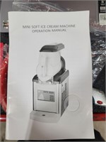 VEVOR MINI ICE CREAM MACHINE  PARTS/NON WORKING