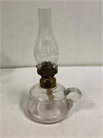 Mini Coal Oil finger Lamp 8.5” tall