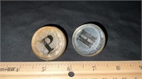 P and H Bridal Buttons