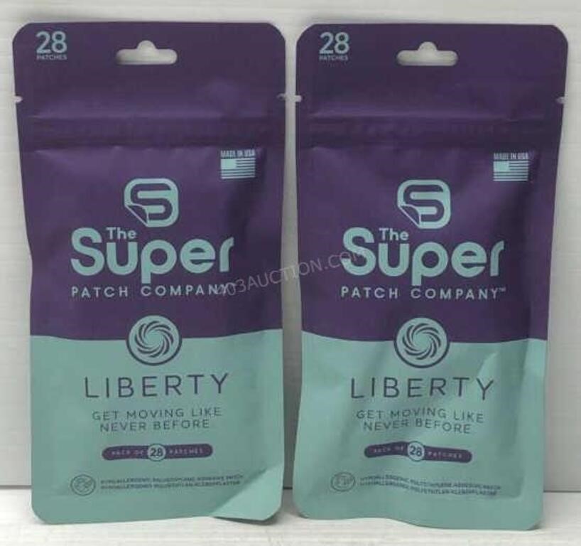 $150 - 2 Packs of Super Patch Liberty Patches NEW