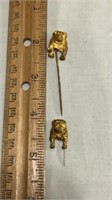 Vintage Avery Bulldog Lapel Pins
