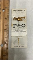 P&O Gold Plated Pin