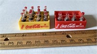 Mini Coca Cola Crates with Mini Bottles