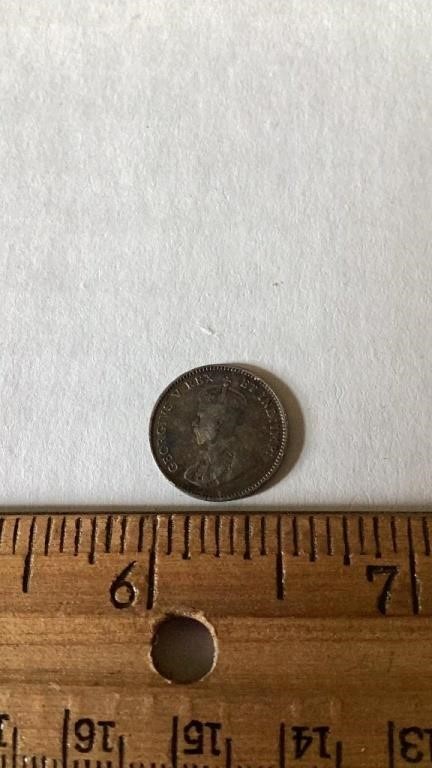 1911 5 cent Canadian Coin