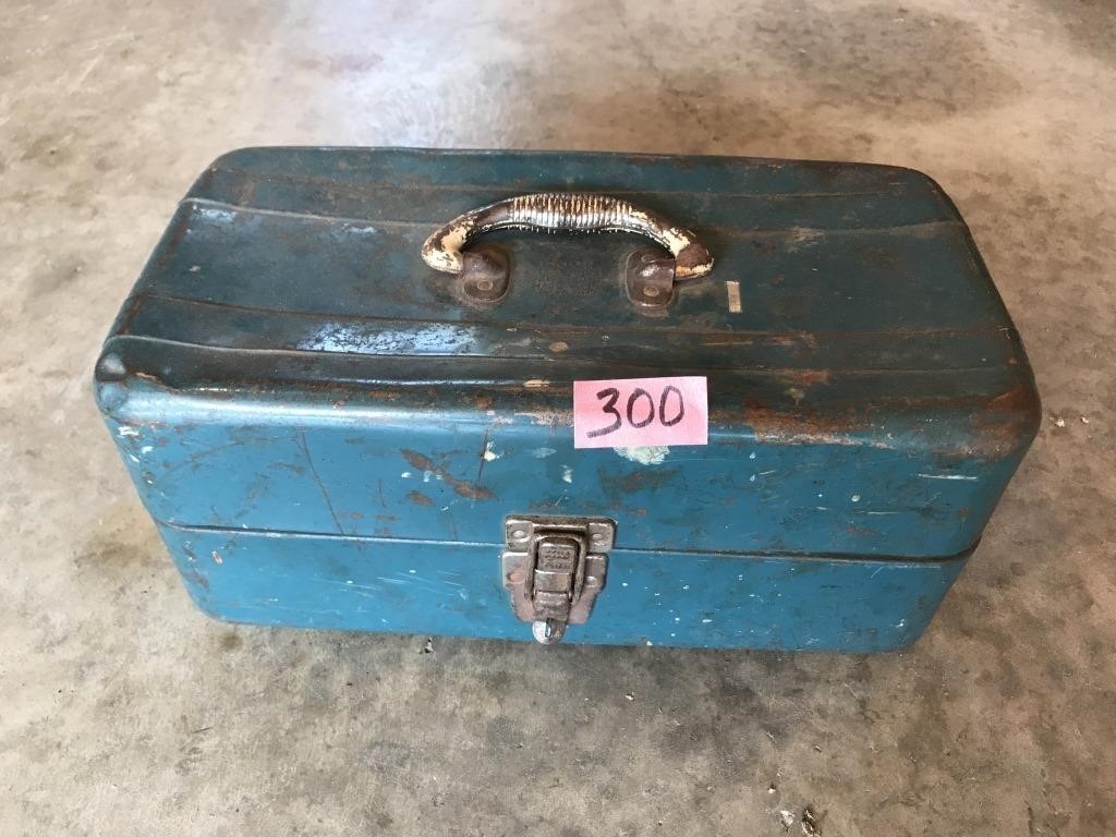 Large Toolbox With Drill Bits