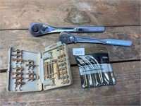 Craftsman Ratchets Bits Screw Extractor Set In