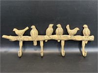 Cast iron Birds on Branch Coat Hook