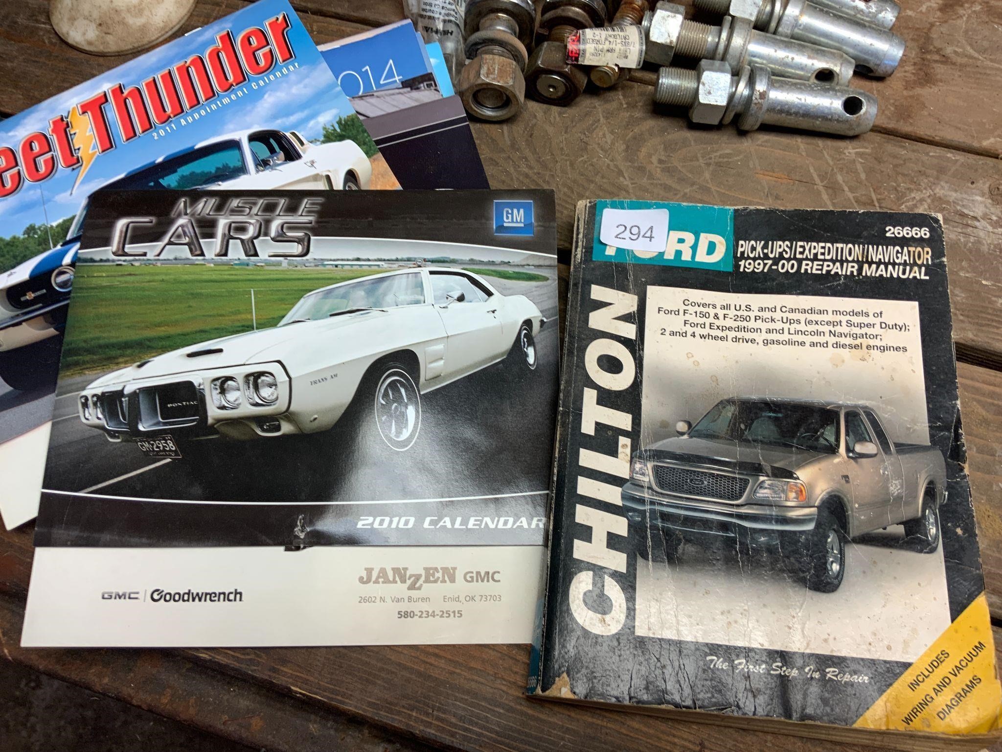 Chilton Ford Manual & 12 Muscle Car Calendars