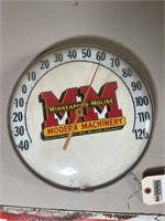 Minneapolis Moline advertising thermometer