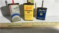Vintage  Varies Oil Cans