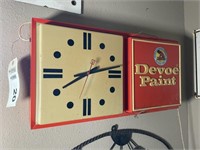 Devoe Paint clock 25Wx12 1/2T