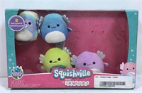 New Open Box Squishville Squishmallows 4 Included